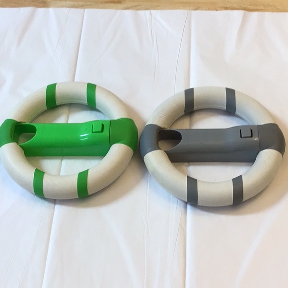 Set of two Nerf steering wheels for Wii game system games , clean - Picture 4 of 8